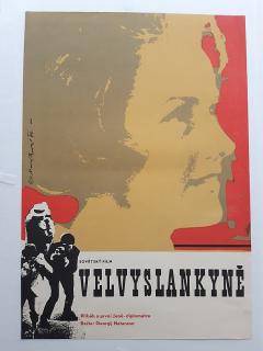 VELVYSLANKYNĚ - FILMOVÝ PLAKÁT A3 - 1970 - Věra Nováková