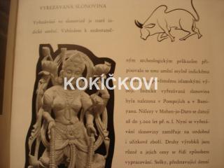 Výstava zboží Indické republiky, Československo 1956  slonovina