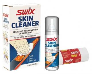 čistič SWIX N16 pásu Skin,sprej 70 ml+papírové utěrky (set na čištění mohérových pásů)