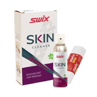 čistič SWIX N22 pásu Skin,sprej 70 ml+papírové utěrky (set na čištění mohérových pásů)