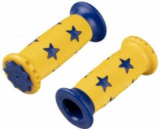 dětská madla Force Star gumová žluto-modrá (Doprodej poslední páry)