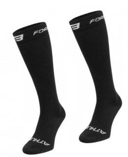 kompresní ponožky Force ATHLETIC KOMPRES, černé S-M/36-41 (Doprodej poslední pár)