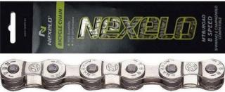 řetěz Nexelo 8 kolo E-Bike stříbrný (kvalitní řetěz na 7-8 kolečko)