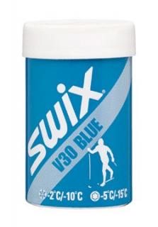 vosk SWIX V30 45g stoupací modrý -2/-10°C (stoupací vosk SWIX pro teploty -2°C až -10°C)