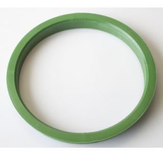Centrovací kroužek 110,0 / 100,0 plast, zelená, přesah kužele 2mm (Vymezovací kroužky do kol)
