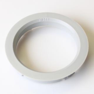 Centrovací kroužek 63,3 / 54,1 plast, světle šedá, přesah kužele 6mm (Vymezovací kroužky do kol)
