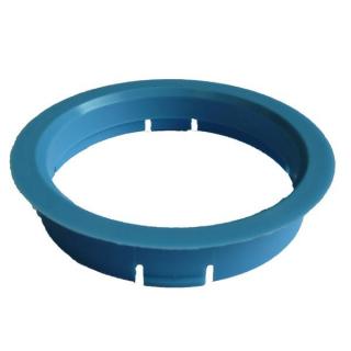 Centrovací kroužek 64,0 / 58,1 plast, světle modrá, přesah kužele 6mm (Vymezovací kroužky do kol)