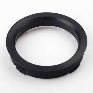Centrovací kroužek 66,6 / 56,1 plast, tmavě šedá, přesah kužele 4mm (Vymezovací kroužky do kol)