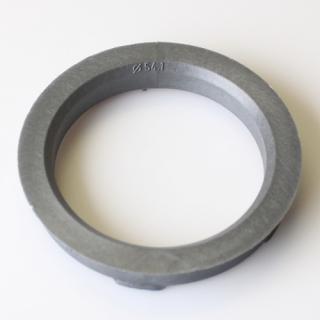 Centrovací kroužek 67,0 / 54,1 plast, stříbrná, přesah kužele 3mm (Vymezovací kroužky do kol)