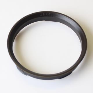 Centrovací kroužek 67,0 / 63,4 plast, tmavě hnědá, přesah kužele 3mm (Vymezovací kroužky do kol)