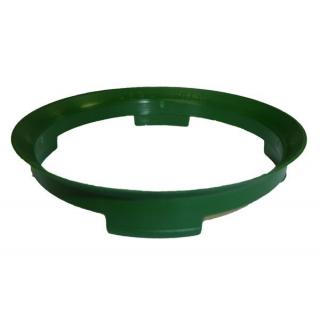 Centrovací kroužek 70,4 / 67,1 plast, zelená, přesah kužele 5mm (Vymezovací kroužky do kol)