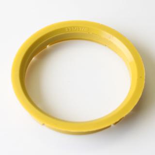 Centrovací kroužek 72,5 / 66,6 plast, žlutá, přesah kužele 6mm (Vymezovací kroužky do kol)