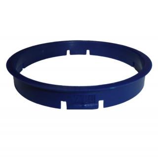 Centrovací kroužek 73,0 / 70,3 plast, světlá modrá, přesah kužele 3mm (Vymezovací kroužky do kol)