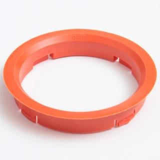Centrovací kroužek 74,1 / 66,6 (FZ25), plast, oranžová, přesah kužele 7mm (Vymezovací kroužky do kol)