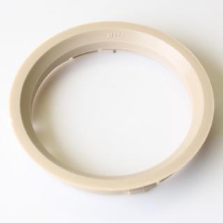 Centrovací kroužek 74,1 / 67,1 plast, béžová, přesah kužele 5mm (Vymezovací kroužky do kol)