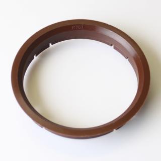 Centrovací kroužek 74,1 / 70,1 plast, hnědá, přesah kužele 5mm (Vymezovací kroužky do kol)