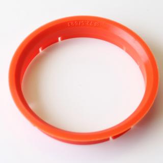Centrovací kroužek 76,0 / 69,1 plast, růžová, přesah kužele 4mm (Vymezovací kroužky do kol)