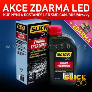 SLICK 50 - Ochrana motorů, Engine Treatment, 500ml (AKCE - ke každé zakoupené OCHRANĚ MOTORŮ dostanete 2 LED CAN-BUS žárovky ZDARMA)