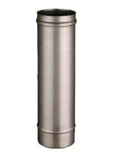 komínový díl - trubka 0,5m - DN 120mm (síla plechu 0,6mm) (komínová vložka 0,5 m  - DN 120 mm)