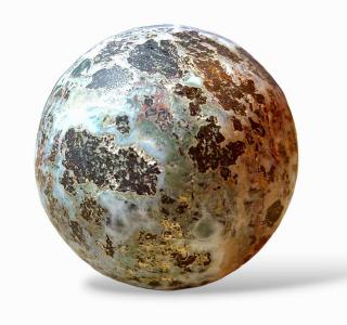 Larimar nepravidelná koule vel.4,7cm (váha 0,151kg)
