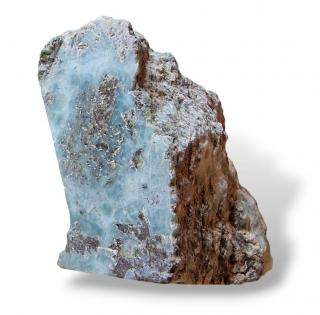 Larimar přírodní, váha 124,52g (Vel. 5x4,8x4,7cm)