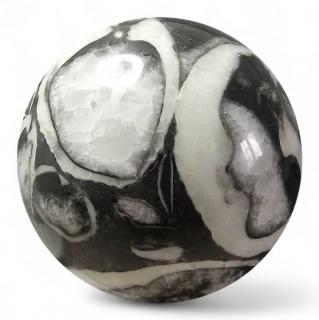 Mušlový kámen (jaspis) koule 8,3cm (váha 0,838kg)