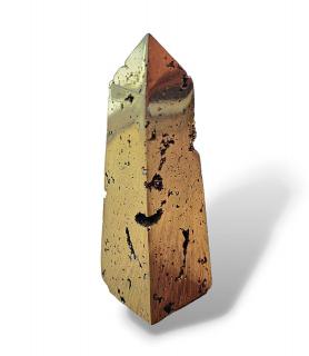 Pyrit obelisk (špice) ,váha 0,126kg (vel.7,8x2,3cm  KUPUJETE TENTO KUS)