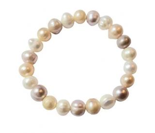 Říční perly náramek míchaný vel.0,8-0,9cm (obvod cca 18cm)