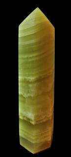 Špice velká Onyx Pákistán, vel. 16,5x4,4 cm (váha 0,516 kg, č.6)