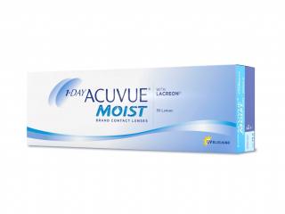 1 Day Acuvue Moist (30 čoček) Dioptrie - sph: +5,50, Průměr - DIA: 14,2, Zakřivení - B.C.: 9,0
