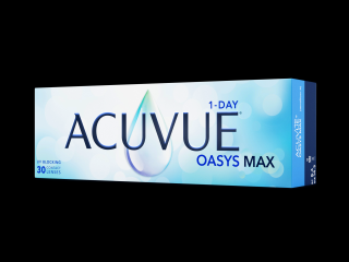 Acuvue Oasys Max 1-Day (30 čoček) Dioptrie - sph: +0,50, Průměr - DIA: 14,3, Zakřivení - B.C.: 8,5