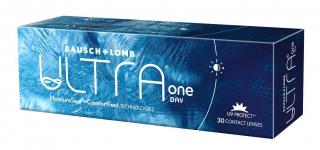 Bausch + Lomb Ultra One day (30 čoček) Dioptrie - sph: -1,25, Průměr - DIA: 14,2, Zakřivení - B.C.: 8,6