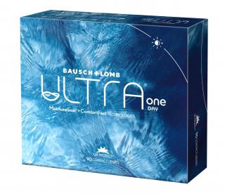 Bausch + Lomb Ultra One day (90 čoček) Dioptrie - sph: -0,50, Průměr - DIA: 14,2, Zakřivení - B.C.: 8,6