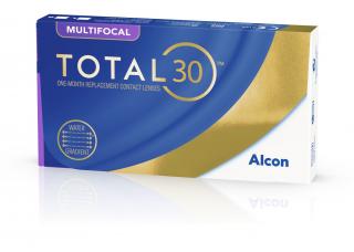 Total30 Multifocal (6 čoček) Addice: LO (max add +1,25), Dioptrie - sph: +5,25