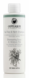 Odylique Tea Tree & Herb Shampoo - čistící šampon proti lupům