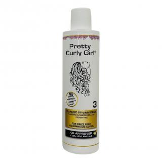 Pretty Curly Girl Flaxseed Styling Serum - stylingové sérum pro objemný účes