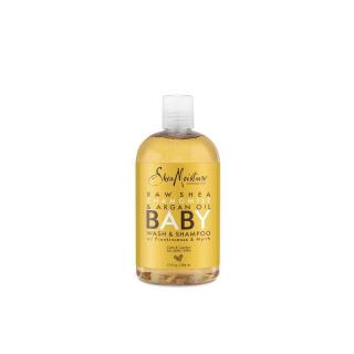 Shea Moisture Raw Shea Camomile & Argan Baby wash & Shampoo - dětská koupel a šampon s heřmánkem