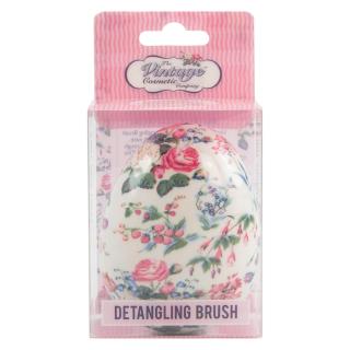 The Vintage Cosmetic Company Floral Detangling Brush - rozčesávací kartáč