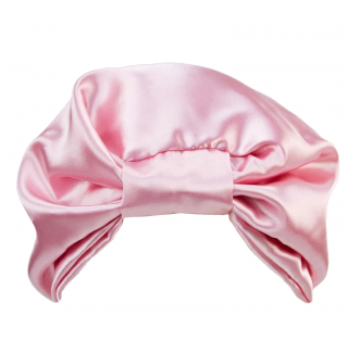 The Vintage Cosmetic Company Satin Sleep Cap Pink - saténová čepice na spaní