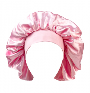 The Vintage Cosmetic Company Sleep Bonnet Pink - saténový bonnet