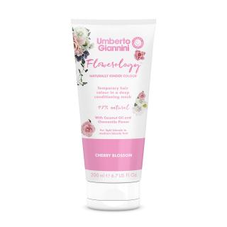 Umberto Giannini Flowerology Temporary Colour Mask - barvící maska na vlasy – Cherry Blossom