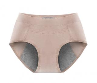 Discreet Menstruační kalhotky z bavlny s přední kapsičkou pro náhradní vložku tělové vel. 36/38  S/M