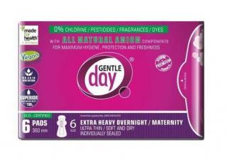 Gentle Day® hygienické aniónové vložky noční extra (porodnické) 6ks