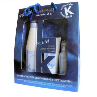 Salerm Keratin shot šampón 500 ml + maska 200 ml + sérum 100 ml kosmetická sada