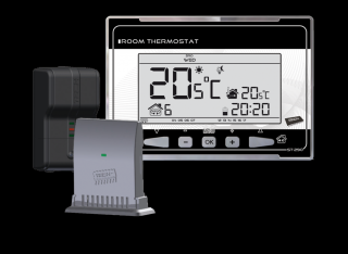 Pokojový termostat TECH ST-290 V2 CS (Bezdrátový,s podsvícením  a týdenním programem)