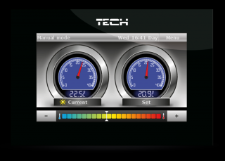 TECH CS-281 RS EU pokojový termostat (Pokojový termostat)