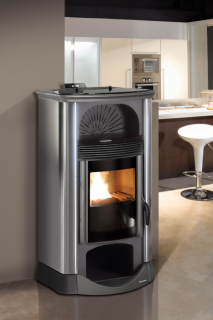 Thermorossi 8000 METALCOLOR / INOX (s prostorovým ventilátorem a rozvodem vzduchu 1x16,2x8m, plechové obložení)
