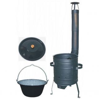Kotlíkový set Párty 42 cm (gulášová souprava pro zahradní párty)