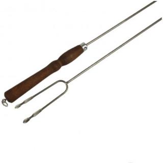 vidlička na opékání s dřevěnou rukojetí 92 cm (vidlička na opékání s dřevěnou rukojetí 92 cm skladem vidlička na opékání špekáčků )