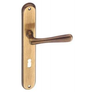 Cobra dveřní kování ELEGANT (česaný bronz)) Barva: OFS (česaný bronz), Rozte: 72mm, Varianta: BB (pokojový klíč)